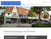 Tablet Screenshot of janvangoyenstraat.nl